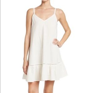 Madewell Cami ruffle hem cover up dress. Size L
